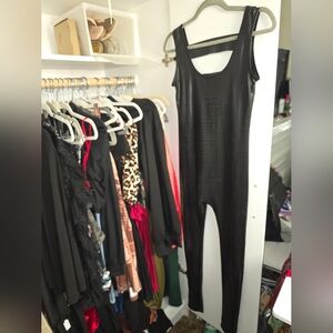 Snake print jumpsuit